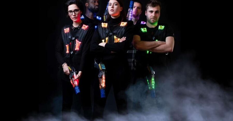 3 round zone Premium Lasertag - Registration and the first briefing