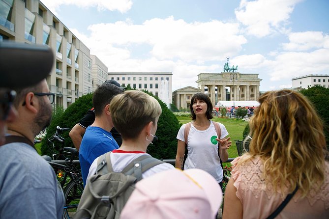 All of Berlin (city panorama) - The Holocaust Memorial and Brandenburg Gate finale