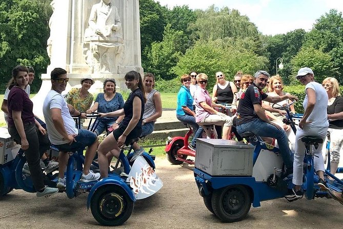Beer Bike & Party Bike Highlights Berlin City Tour including pick-up - The Holocaust Memorial and Tiergarten