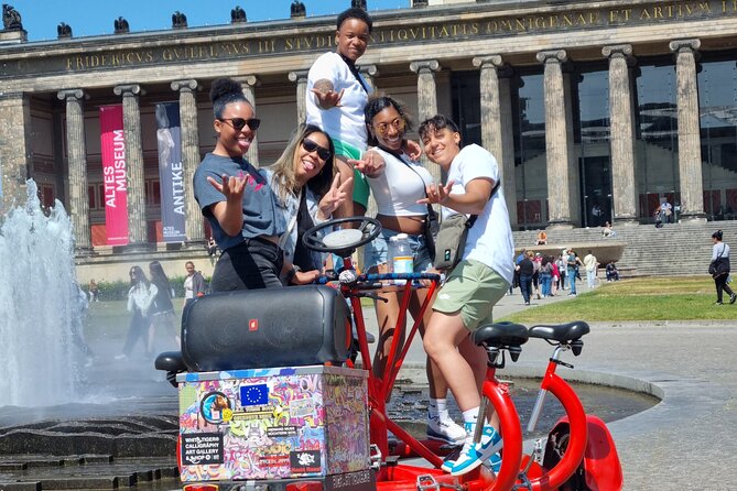 Beer Bike & Party Bike Highlights Berlin City Tour including pick-up - Topography of Terror and Gropius Bau