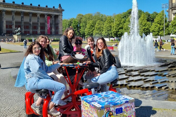 Beer Bike & Party Bike Highlights Berlin City Tour including pick-up - Berlin Wall and Checkpoint Charlie