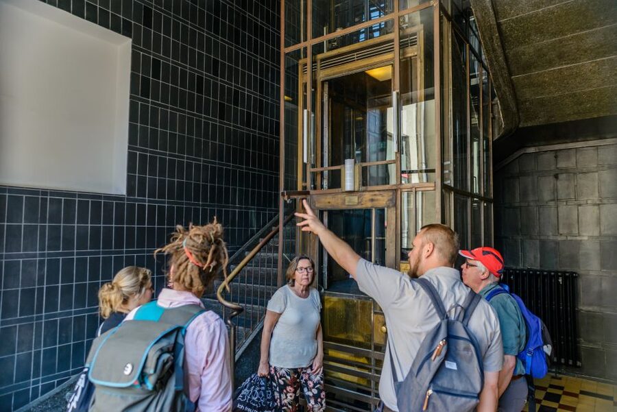 Berlin: 2.5-Hour Walking Tour through Kreuzberg 61 - A timber-framed courtyard and Chamissoplatz