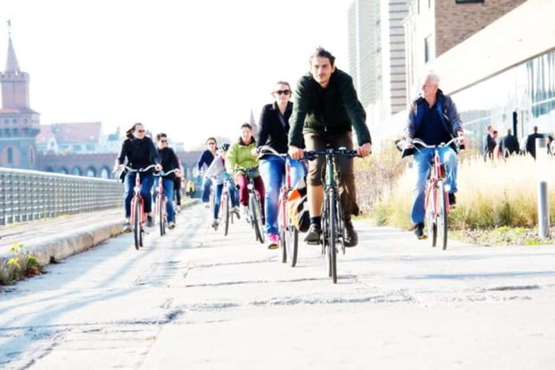 Berlin: Alternative Berlin Bike Tour - The ride: about 15 kilometers with frequent stops