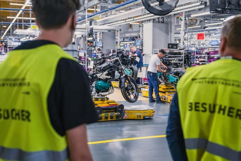 Berlin: BMW Motorrad Production – See How Bikes Are Built - Entering BMW Motorrad Welt in Berlin