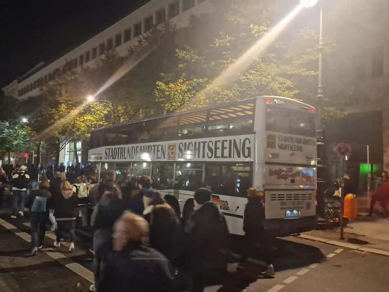 Berlin: Bus Tour by Night with Live Commentary - Starting at Kurfürstendamm and Kaiser Wilhelm Memorial Church