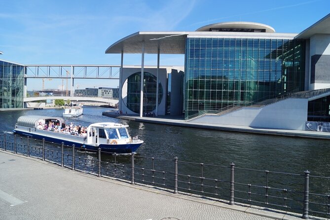 Berlin Capital 4-Course Sunset Dinner Cruise Including Drinks - Alexanderplatz and the glowing TV Tower
