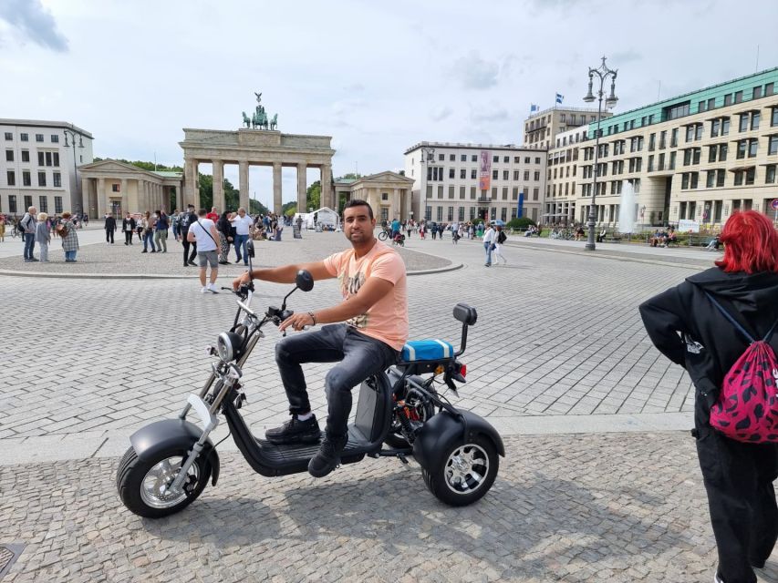 Berlin City: 2 Hour Guided Fat Tire E-Scooter Tour - Brandenburg Gate, Berlin’s grand entrance