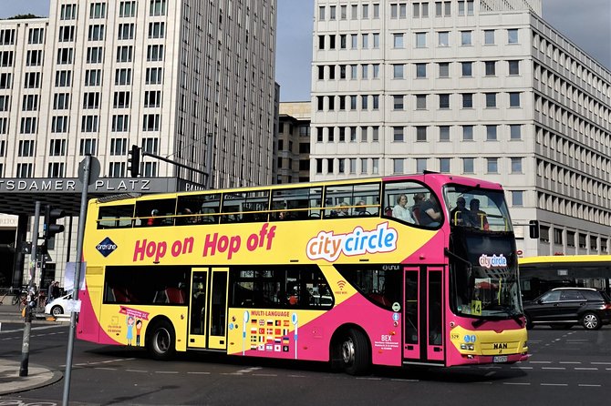 Berlin City Hop-on Hop-off Tour with Optional Cruise - Potsdamer Platz and the road to Checkpoint Charlie