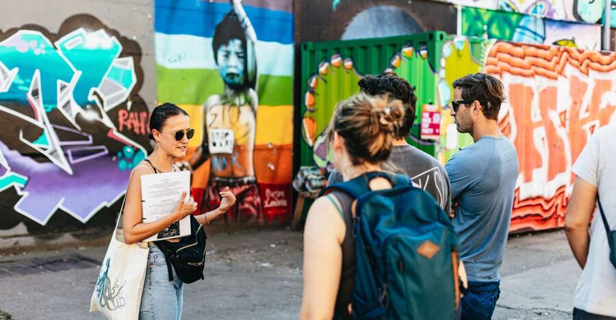 Berlin: City Street Art Guided Walking Tour - Famous murals, illegal graffiti, and small details