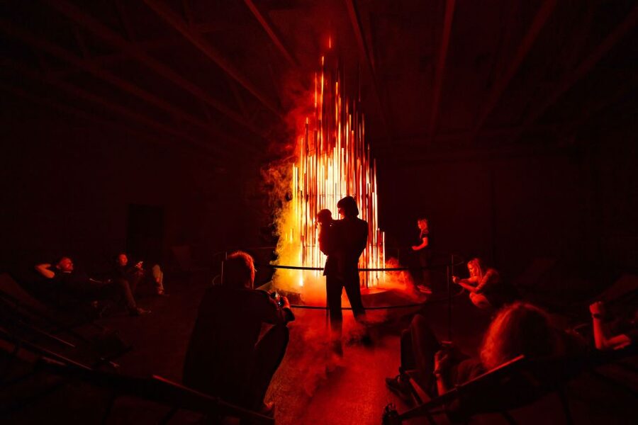 Berlin: DARK MATTER Experience Entry Ticket - Entering the converted factory