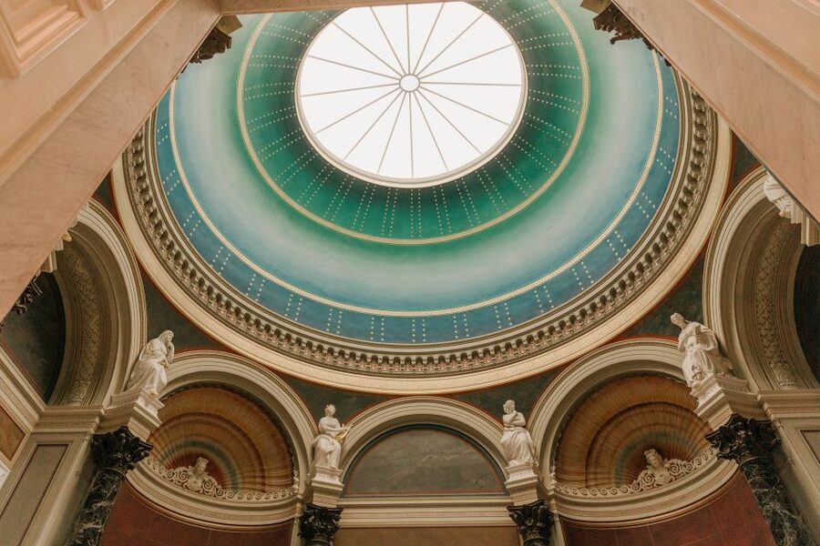 Berlin: Entry to Alte Nationalgalerie - French Impressionism brings a lighter, looser touch