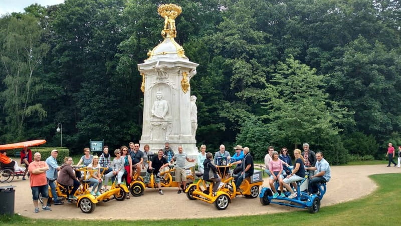 Berlin: Fun Private Guided Sightseeing Tours with Teambikes - The Holocaust Memorial and Hitler’s bunker site