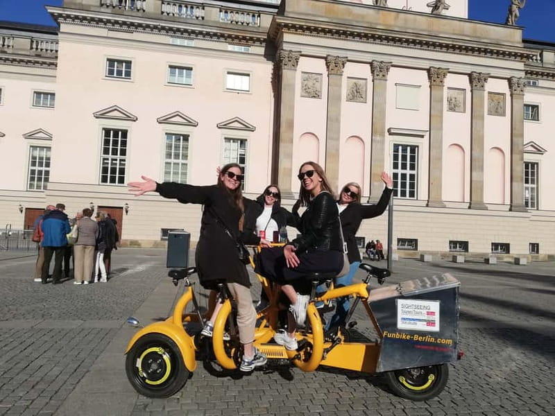 Berlin: Fun Private Guided Sightseeing Tours with Teambikes - Checkpoint Charlie and Friedrichstraße