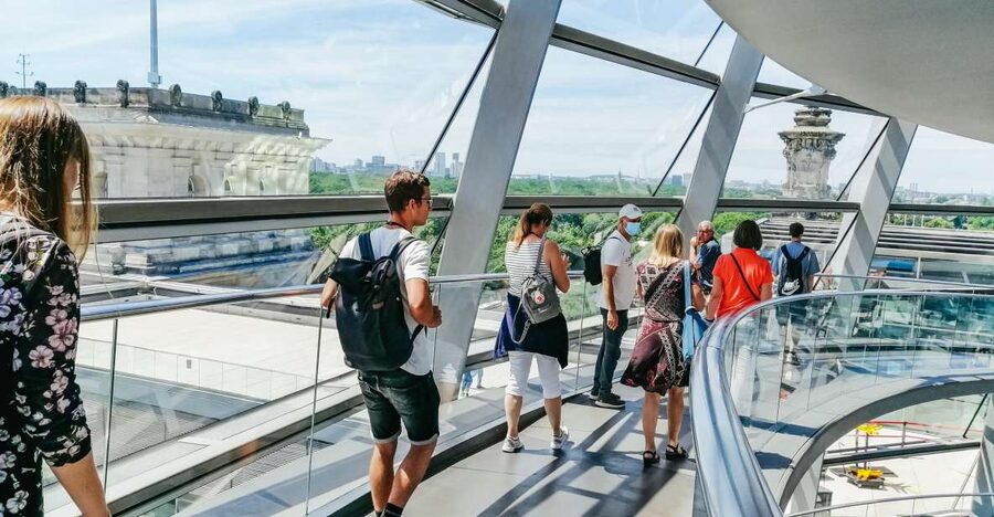 Berlin: Government Quarter Tour and Reichstag Dome Visit - Marie-Elisabeth-Lüders-Haus and the riverfront
