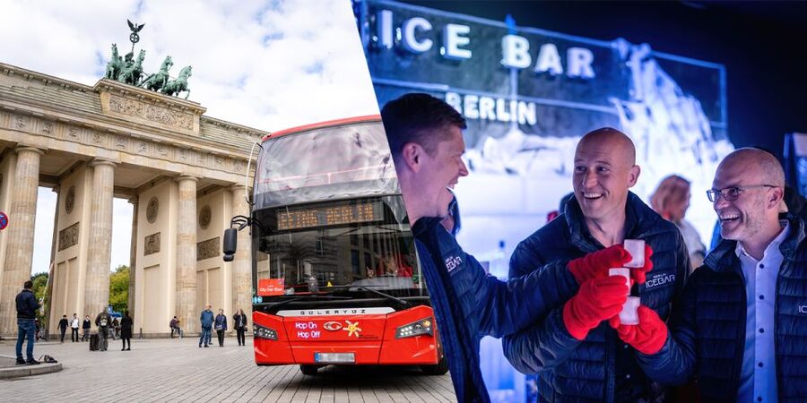 Berlin: Hop-On Hop-Off Bus and Icebar Ticket Combo - Start at Kurfürstendamm and get your bearings