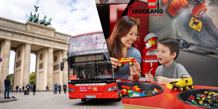 Berlin: Hop-On Hop-Off Bus & LEGOLAND Discovery Centre - Starting at Potsdamer Platz