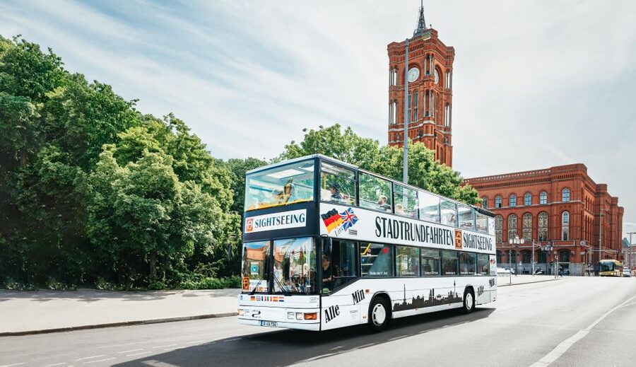 Berlin: Hop-on Hop-off Bus Tour with Live Commentary - Potsdamer Platz and the scars of the Berlin Wall