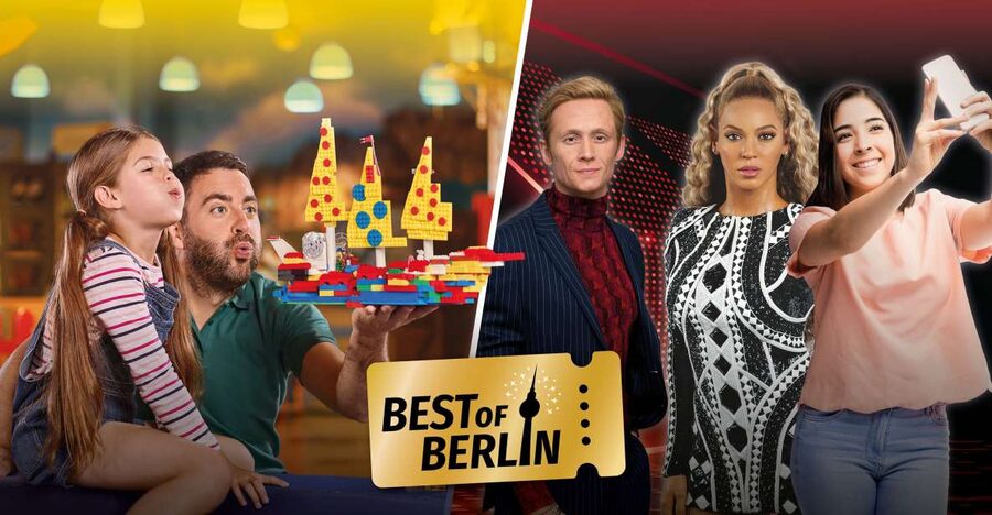 Berlin: LEGOLAND Discovery Centre and Madame Tussauds Ticket - Two central Berlin attractions in one outing