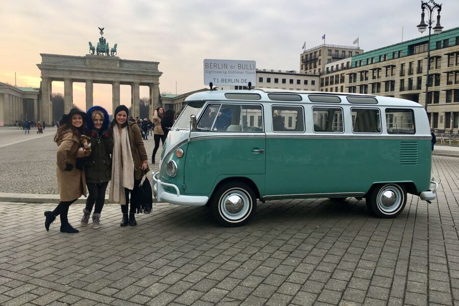 Berlin: Private Sightseeing Tour in Iconic Oldtimer VW Bus - The Holocaust Memorial and Führer Bunker site