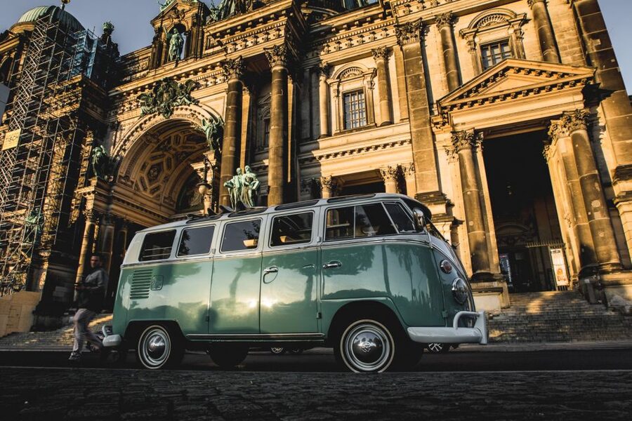 Berlin: Sightseeing Tour in Classic Volkswagen T1 Samba Bus - The TV Tower and a useful city overview