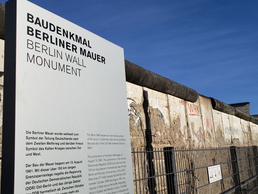 Berlin: The Wall and Cold War - a Private Walking Tour - Key points to know before you book