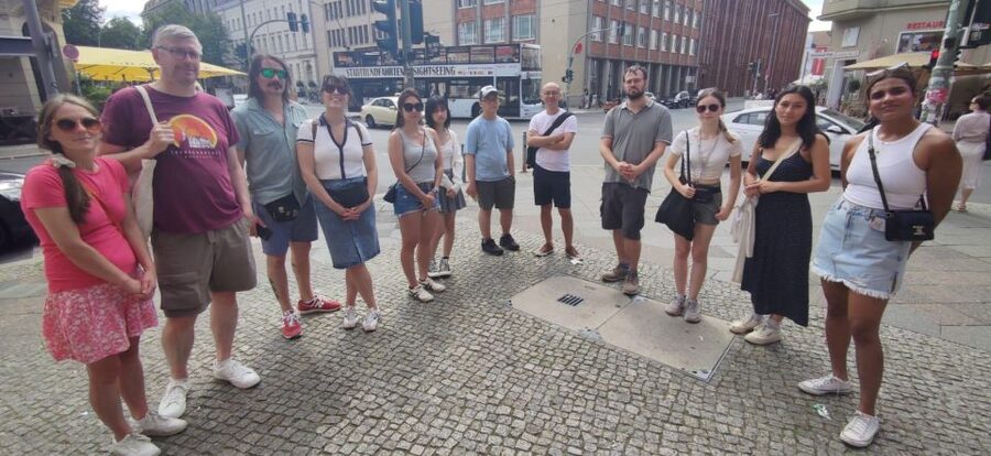 Berlin: World War Two Third Reich and Cold War Walking Tour - Starting under the white umbrella at Alexanderplatz
