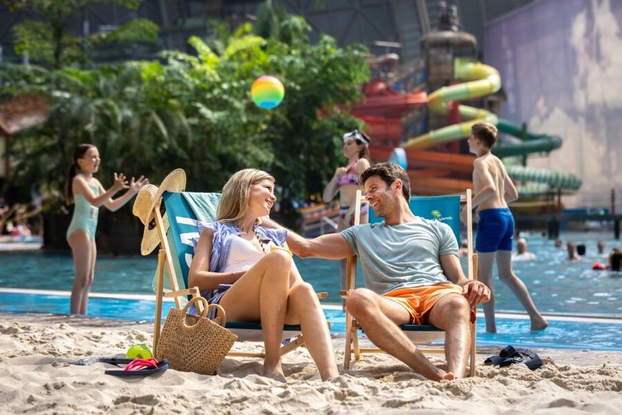 Brandenburg: Tropical Islands Resort Day Ticket - Water slides for older children and thrill seekers