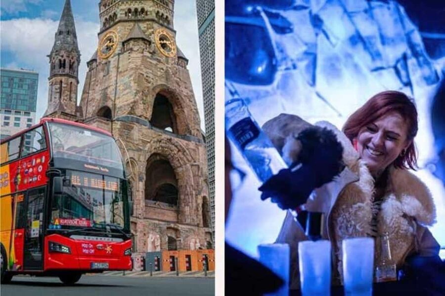 City Sightseeing Berlin: HOHO Bus - All Lines (A+B) & Icebar - Seeing central Berlin from the A-Tour
