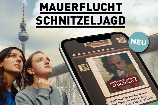 Escaping and spying on the Berlin Wall Scavenger hunt - How the 90-minute escape unfolds