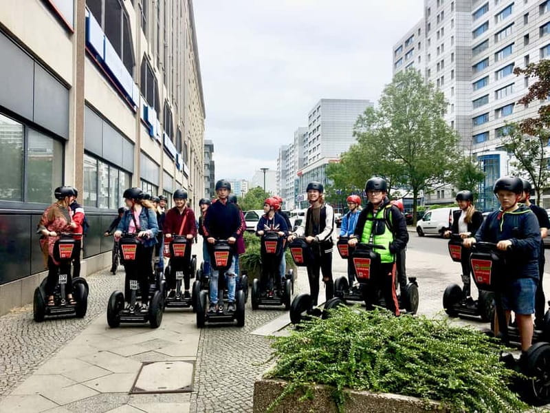 Half-Day Berlin Highlights Segway Expedition - Riding in Berlin traffic