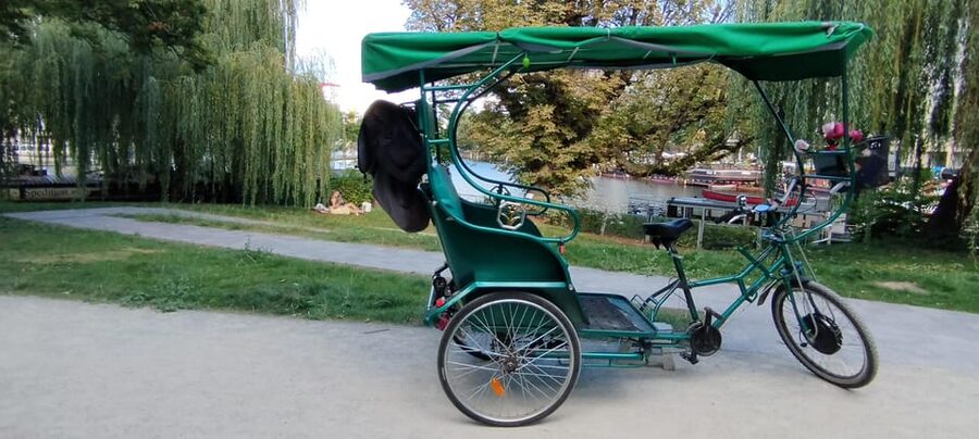 Promotion Berlin Rickshaw Shared Guide (Combo Vehicle Group) - Hitler’s bunker site and the Holocaust Memorial