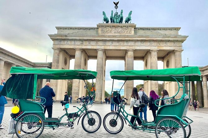 Rickshaw Tour-Cruise Ship guests arrive 9.30 upto 11.30 am Berlin - Why a rickshaw works so well in Berlin Mitte