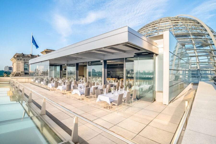 Rooftop Aperitif at Reichstag Käfer Restaurant - What arrives at your Käfer table