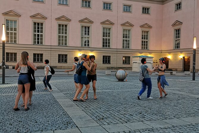 Silent disco through downtown Berlin with flash mobs - Is $20.40 a fair price?